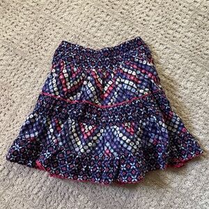Pumpkin Patch Colorful Patterned Skirt